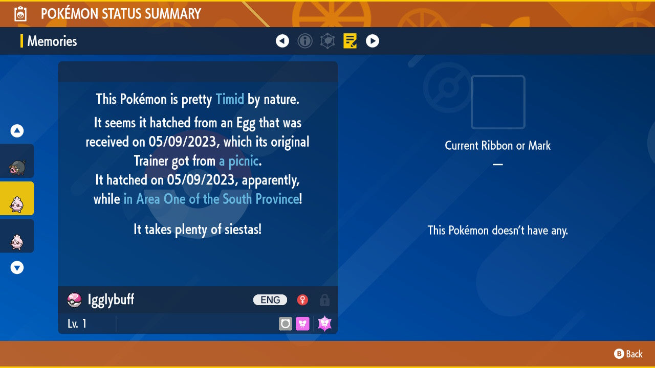 Pokemon Scarlet and Violet Shiny Igglybuff 6IV-EV Trained - Pokemon4Ever