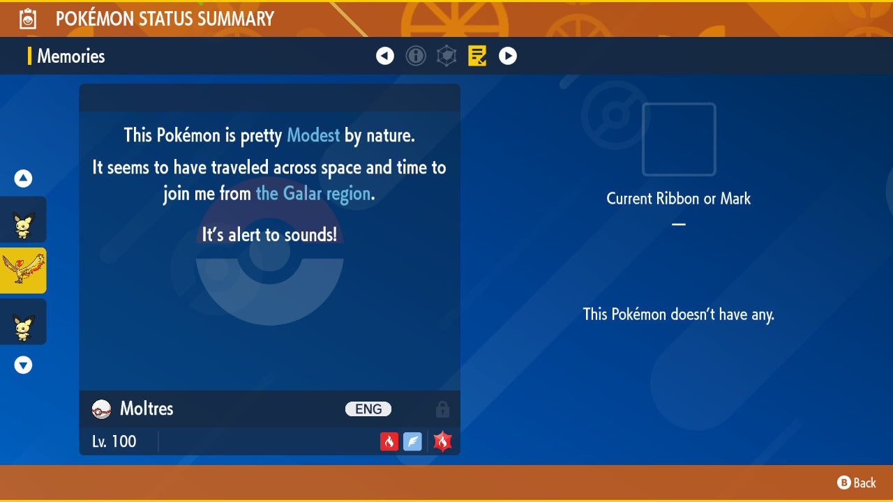 Pokemon Scarlet and Violet Shiny Moltres 6IV-EV Trained - Pokemon4Ever