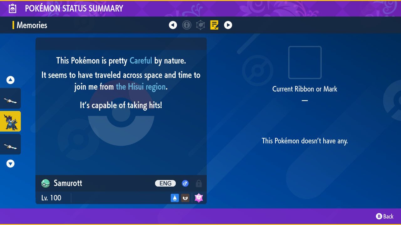 Pokemon Scarlet and Violet Shiny Hisuian Samurott 6IV-EV Trained - Pokemon4Ever