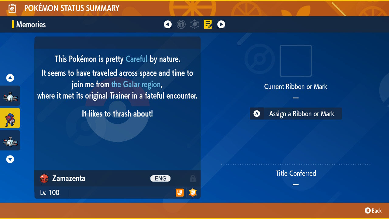 Pokemon Scarlet and Violet Shiny Zamazenta 6IV-EV Trained - Pokemon4Ever