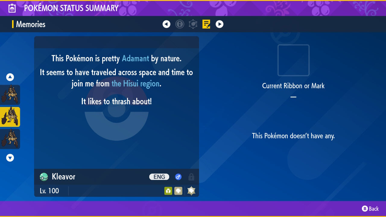 Pokemon Scarlet and Violet Shiny Kleavor 6IV-EV Trained - Pokemon4Ever