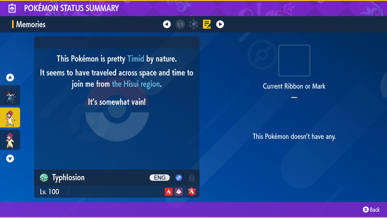 Pokemon Scarlet and Violet Shiny Hisuian Typhlosion 6IV-EV Trained - Pokemon4Ever