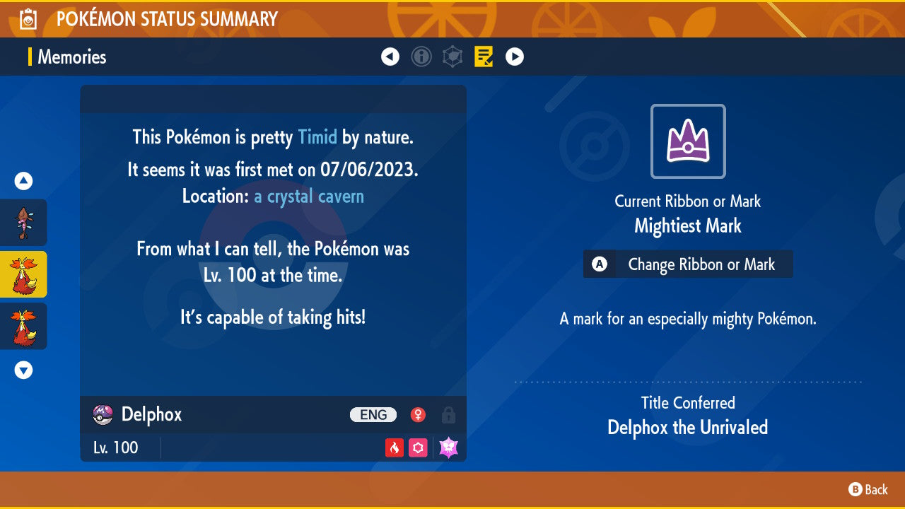 Pokemon Scarlet and Violet Delphox The Unrivaled 6IV-EV Trained - Pokemon4Ever