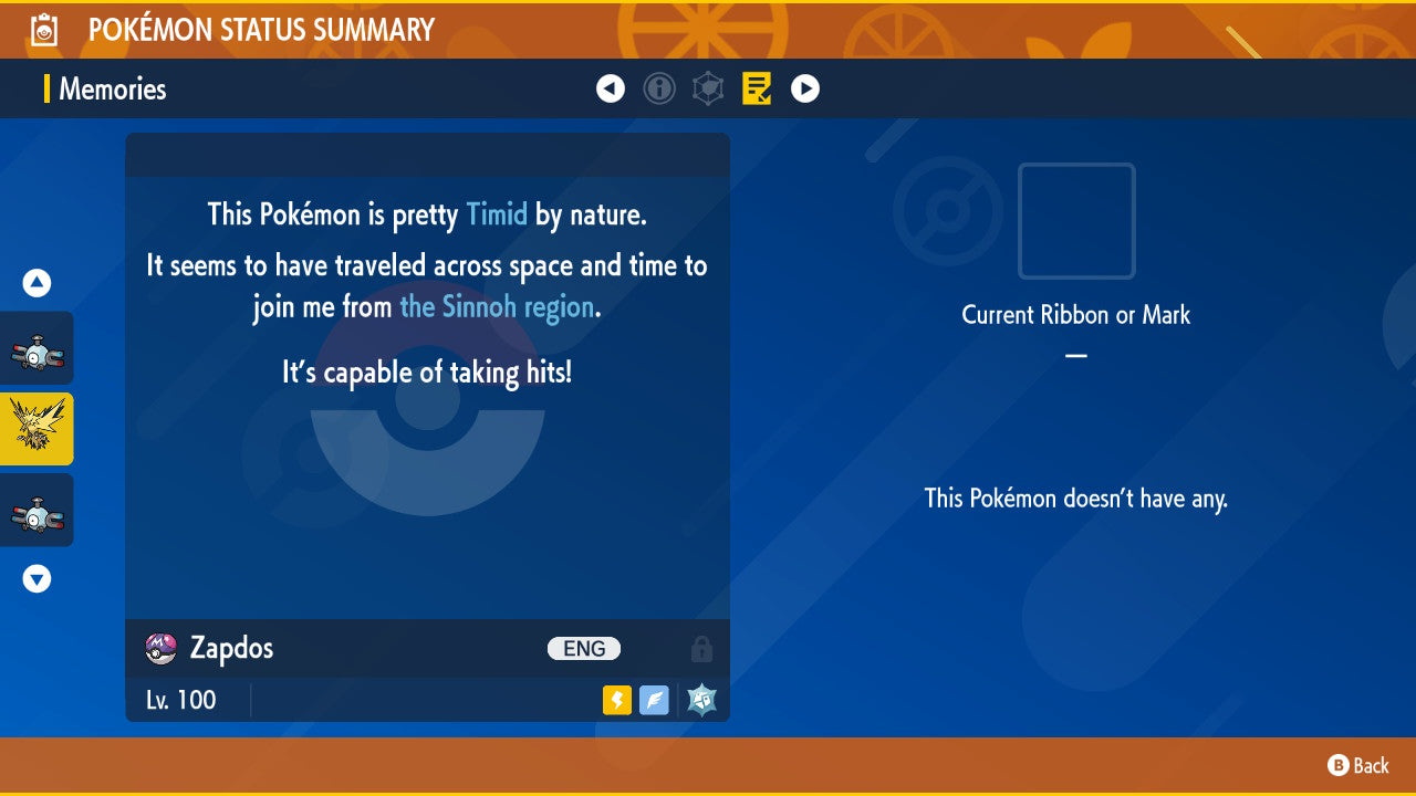 Pokemon Scarlet and Violet Zapdos 6IV-EV Trained - Pokemon4Ever