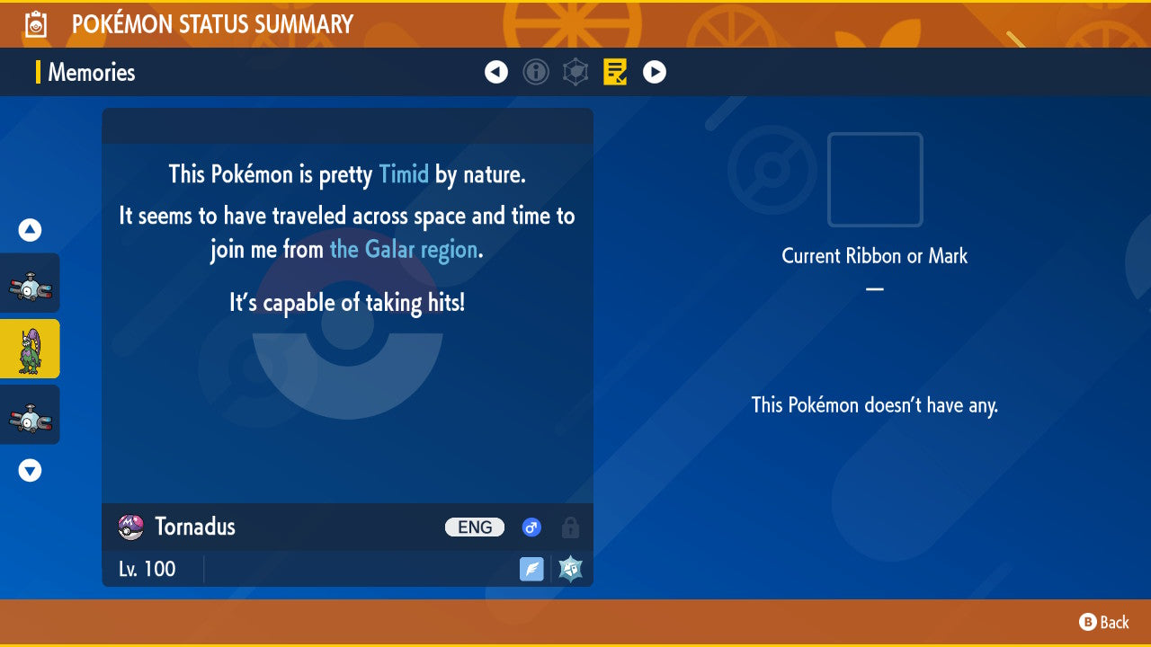 Pokemon Scarlet and Violet Tornadus-Therian 6IV-EV Trained - Pokemon4Ever