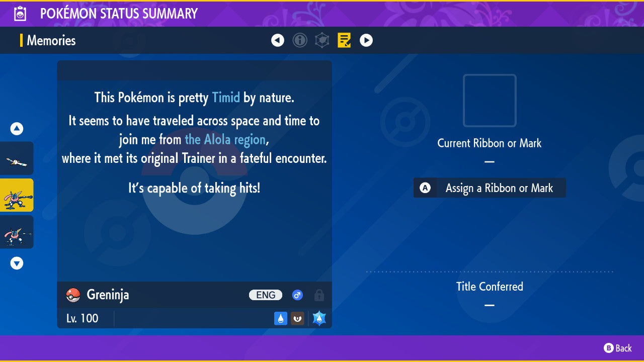 Pokemon Scarlet and Violet Battle Bond Greninja 6IV-EV Trained - Pokemon4Ever