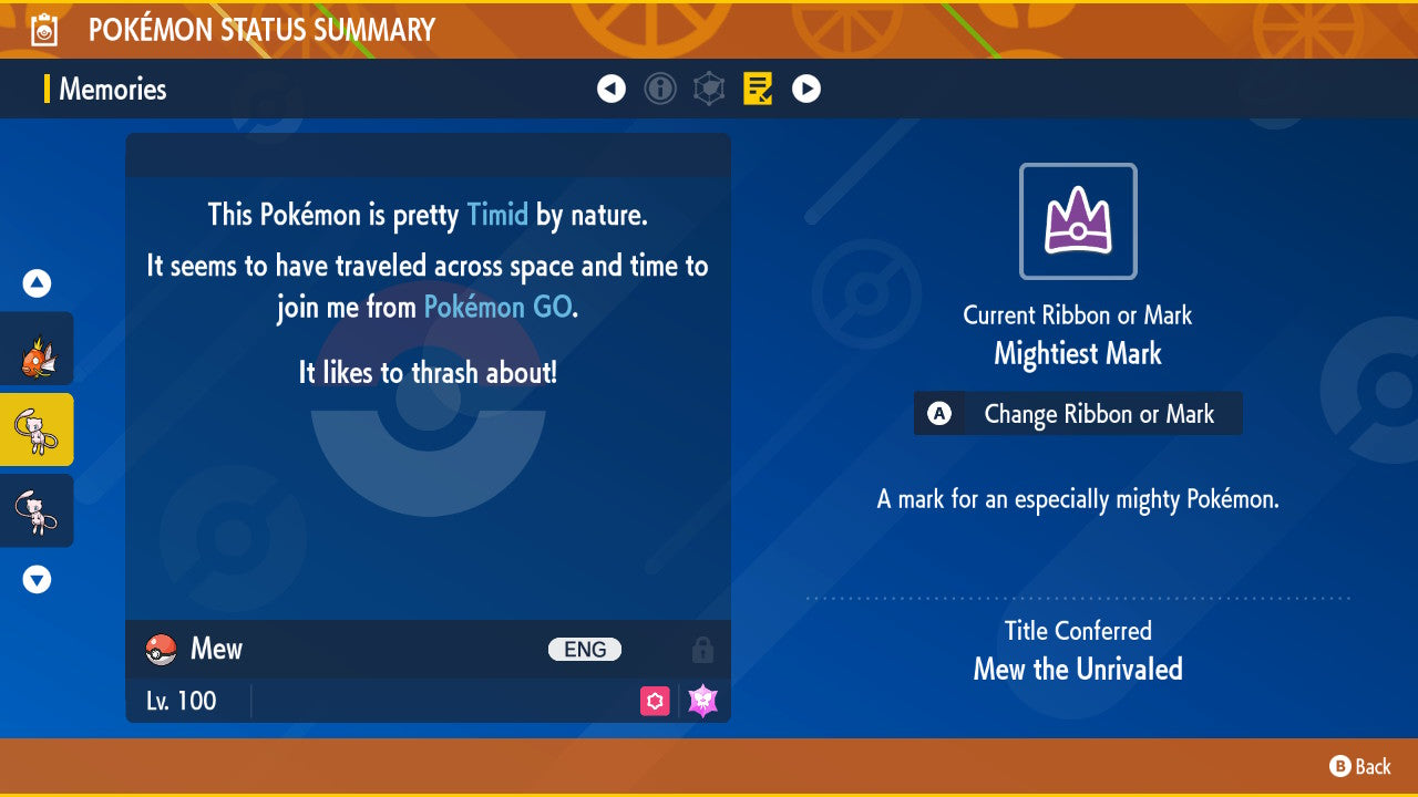 Pokemon Scarlet and Violet Mew The Unrivaled 6IV-EV Trained - Pokemon4Ever