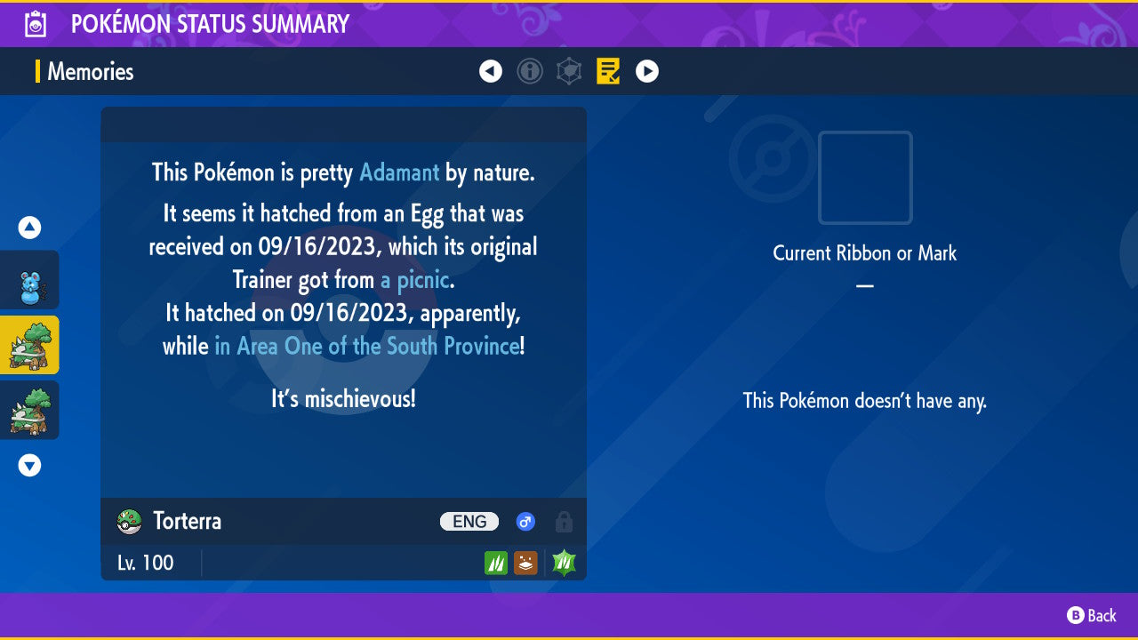 Pokemon Scarlet and Violet Shiny Torterra 6IV-EV Trained - Pokemon4Ever