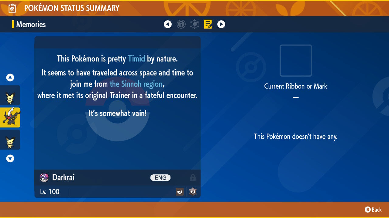 Pokemon Scarlet and Violet Darkrai 6IV-EV Trained - Pokemon4Ever