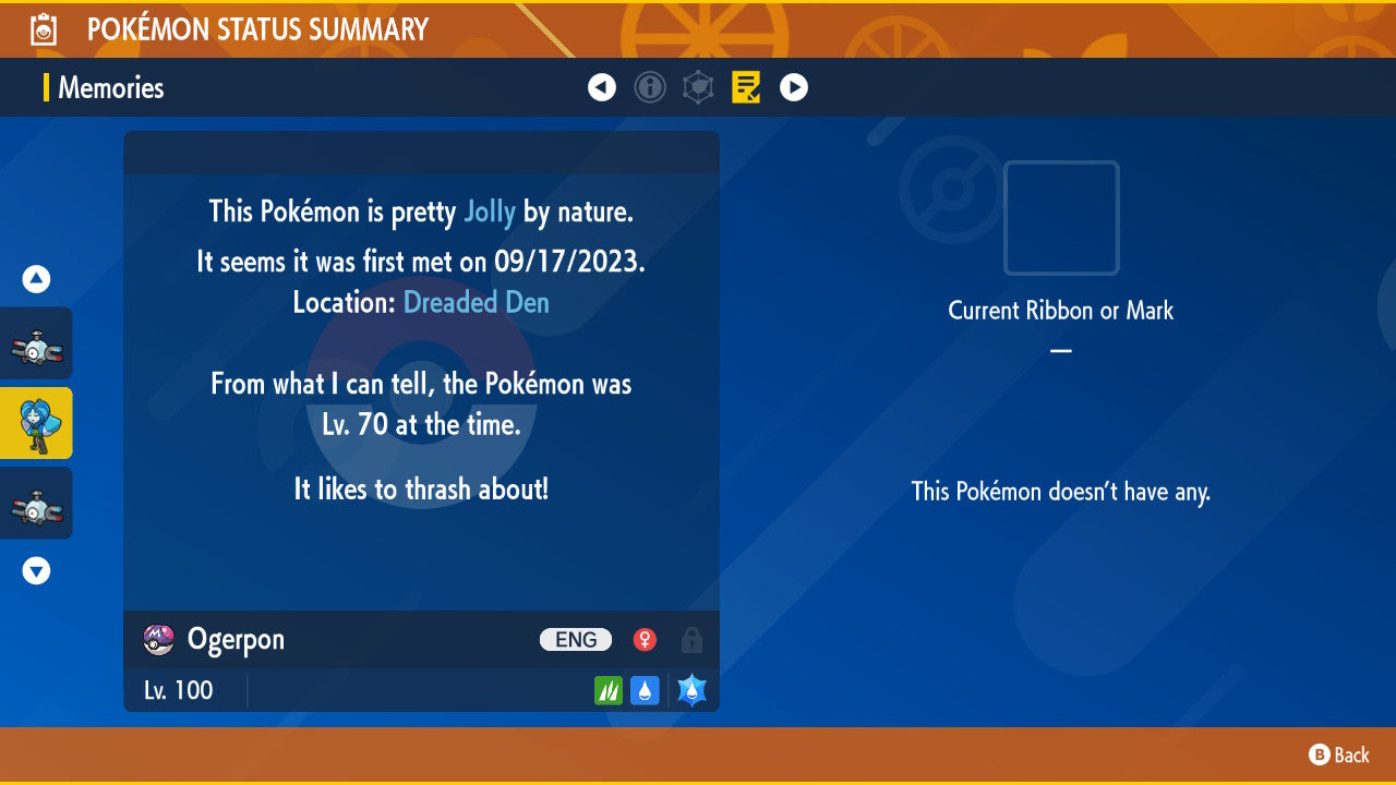 Pokemon Scarlet and Violet Wellspring Ogerpon 6IV-EV Trained - Pokemon4Ever