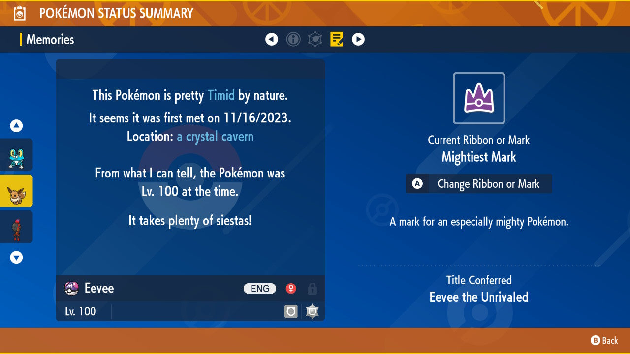 Pokemon Scarlet and Violet Eevee The Unrivaled 6IV-EV Trained - Pokemon4Ever