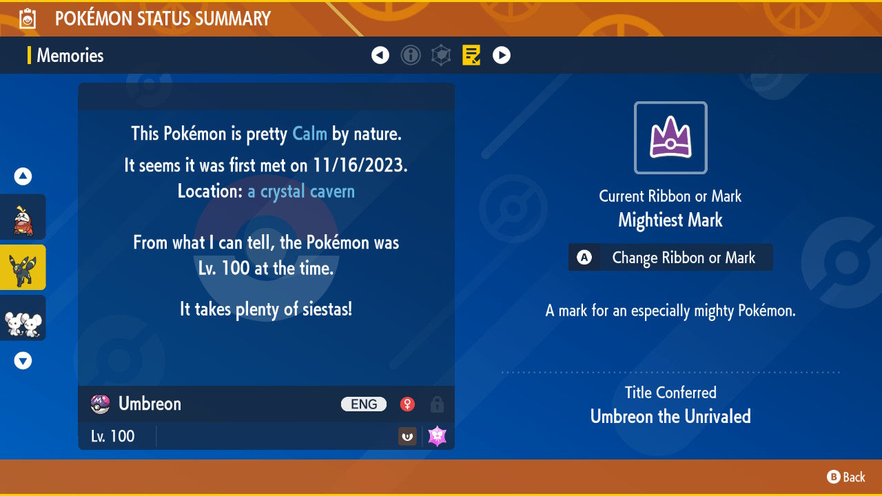 Pokemon Scarlet and Violet Umbreon The Unrivaled 6IV-EV Trained - Pokemon4Ever