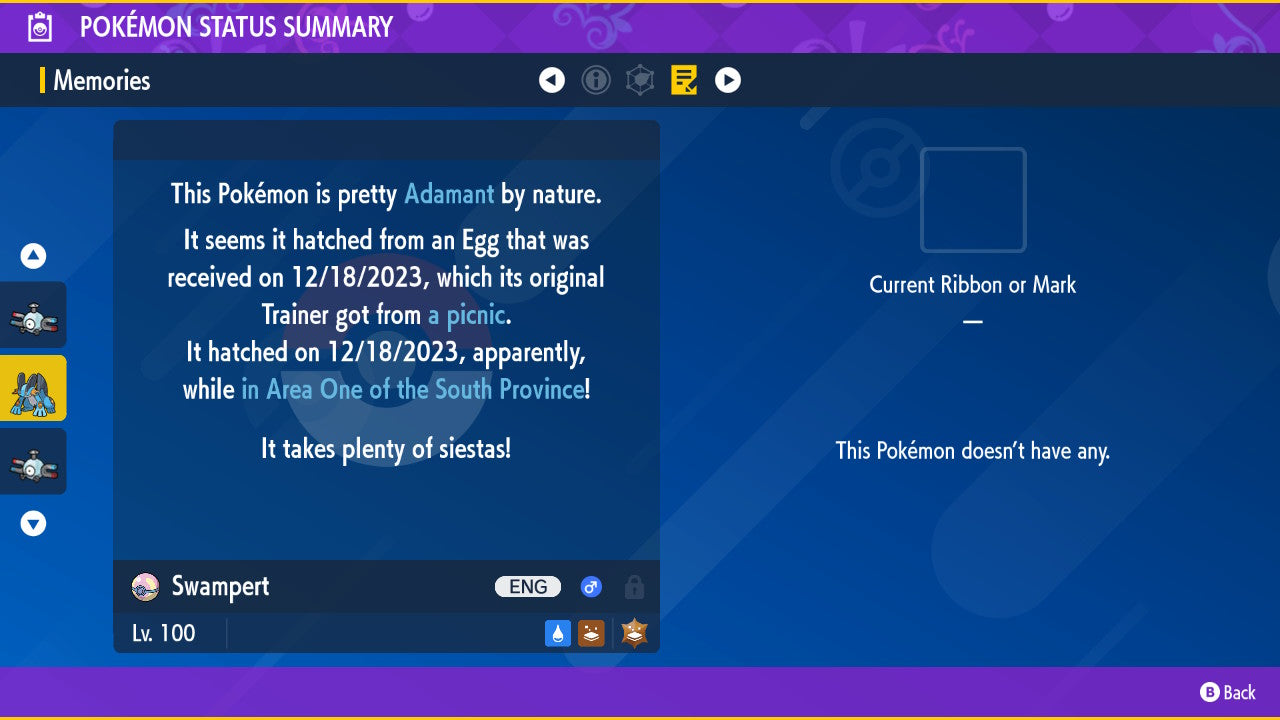 Pokemon Scarlet and Violet Shiny Swampert 6IV-EV Trained - Pokemon4Ever