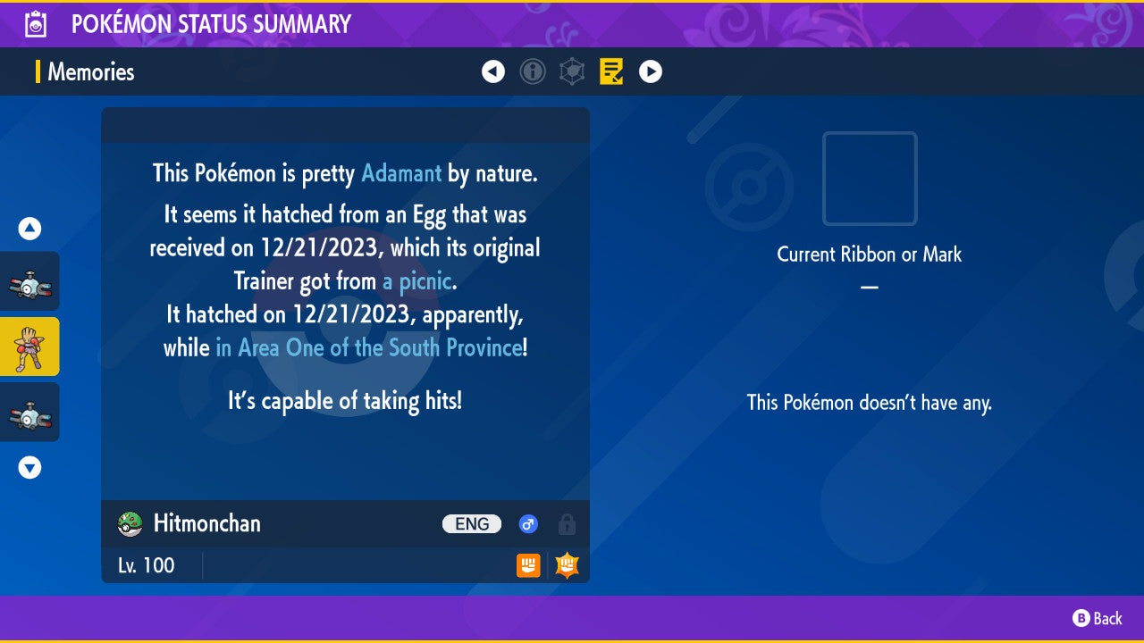 Pokemon Scarlet and Violet Shiny Hitmonchan 6IV-EV Trained - Pokemon4Ever