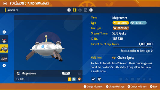 Pokemon Scarlet and Violet Shiny Magnezone 6IV-EV Trained - Pokemon4Ever