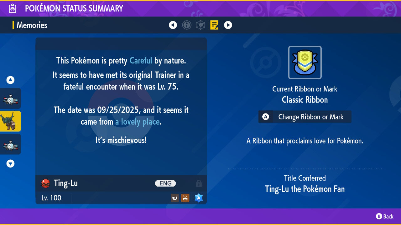 Pokemon Scarlet and Violet Shiny Ting-Lu 6IV-EV Trained - Pokemon4Ever