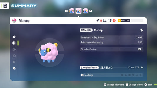 Pokemon Legends ZA Alpha Shiny Mareep 6IV-EV Trained - Pokemon4Ever