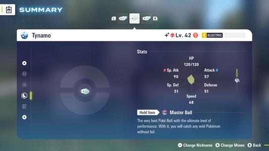 Pokemon Legends ZA Alpha Shiny Tynamo 6IV-EV Trained - Pokemon4Ever