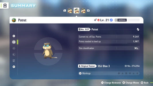 Pokemon Legends ZA Alpha Shiny Patrat 6IV-EV Trained - Pokemon4Ever