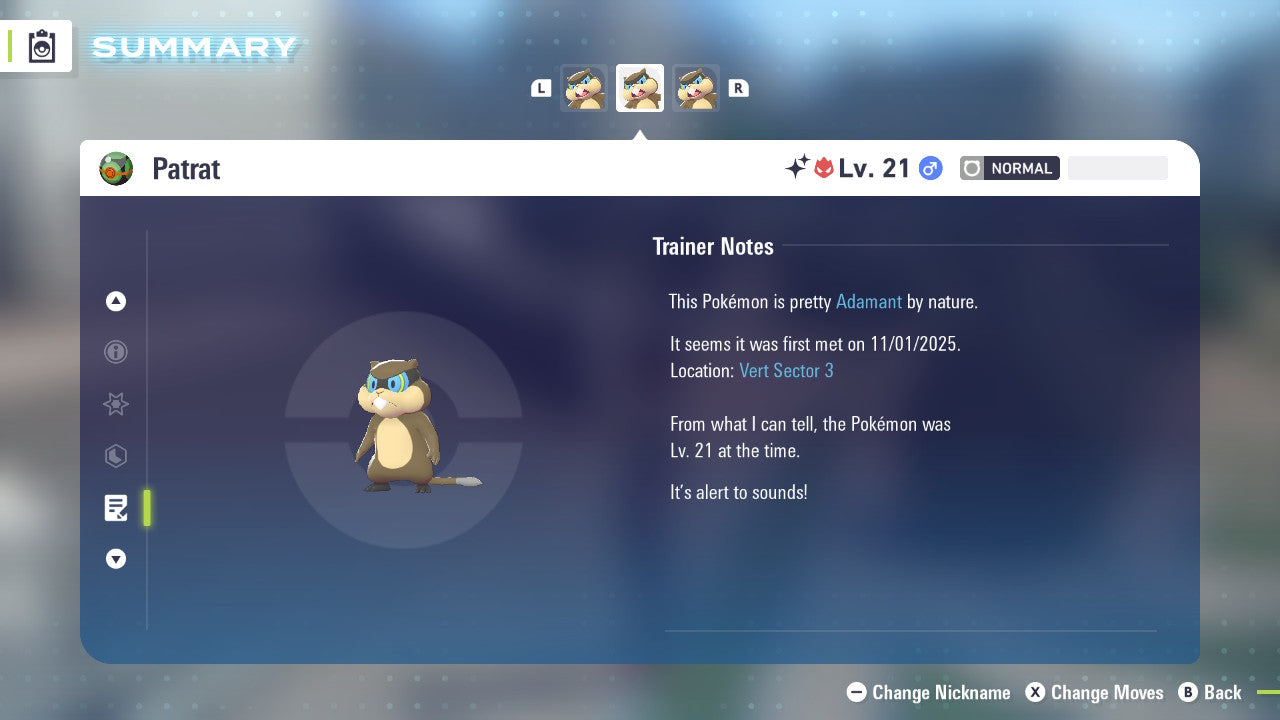 Pokemon Legends ZA Alpha Shiny Patrat 6IV-EV Trained - Pokemon4Ever