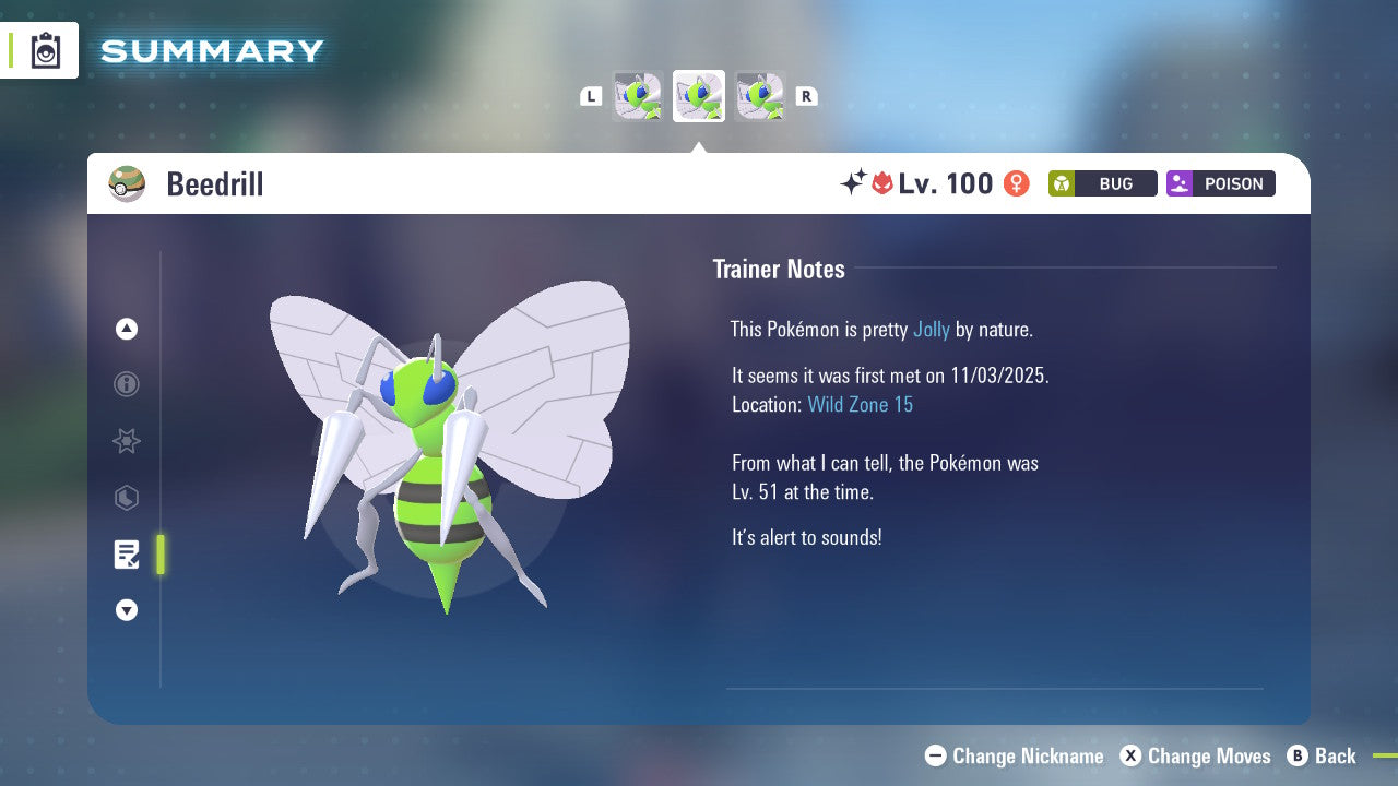 Pokemon Legends ZA Alpha Shiny Beedrill 6IV-EV Trained - Pokemon4Ever