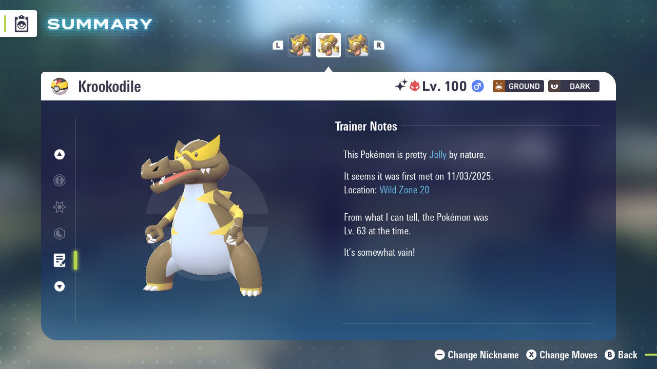 Pokemon Legends ZA Alpha Shiny Krookodile 6IV-EV Trained - Pokemon4Ever