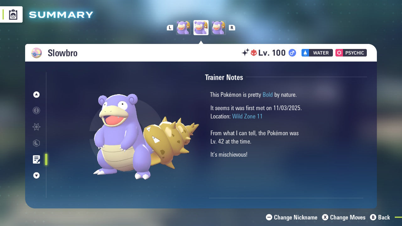Pokemon Legends ZA Alpha Shiny Slowbro 6IV-EV Trained - Pokemon4Ever