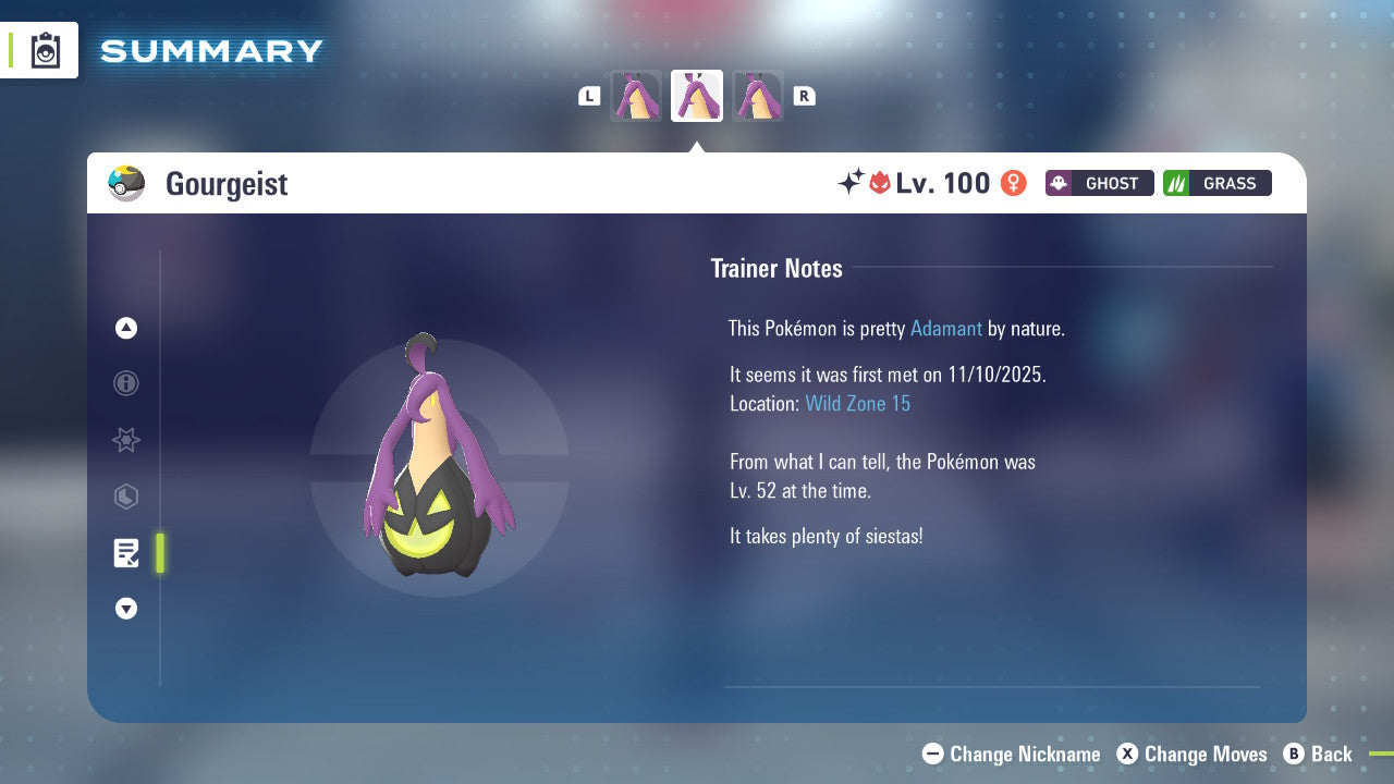 Pokemon Legends ZA Alpha Shiny Gourgeist 6IV-EV Trained - Pokemon4Ever