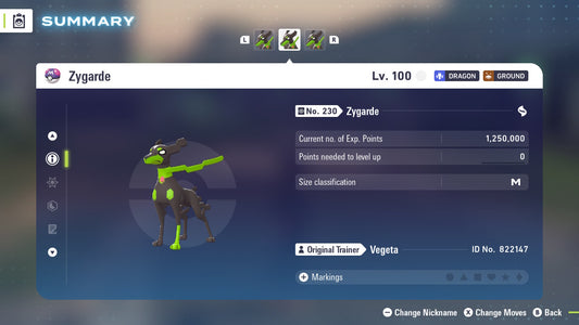 Pokemon Legends ZA Zygarde-10% 6IV-EV Trained - Pokemon4Ever