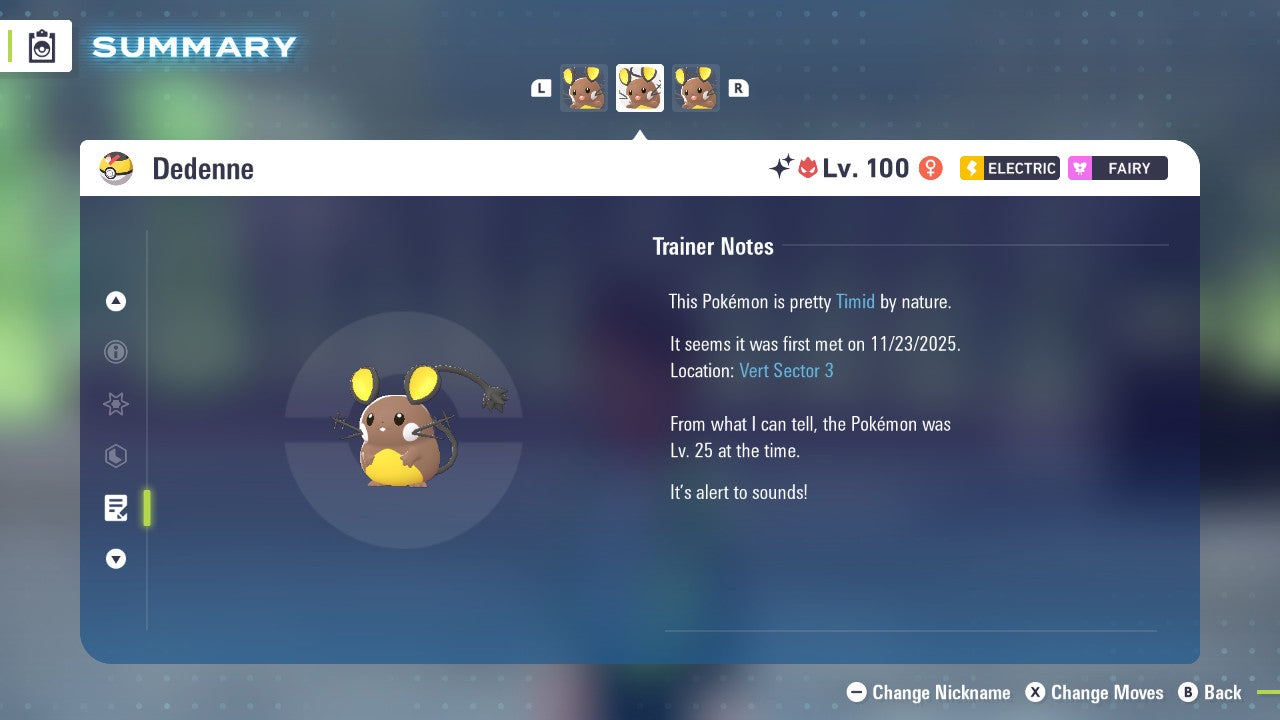 Pokemon Legends ZA Alpha Shiny Dedenne 6IV-EV Trained - Pokemon4Ever