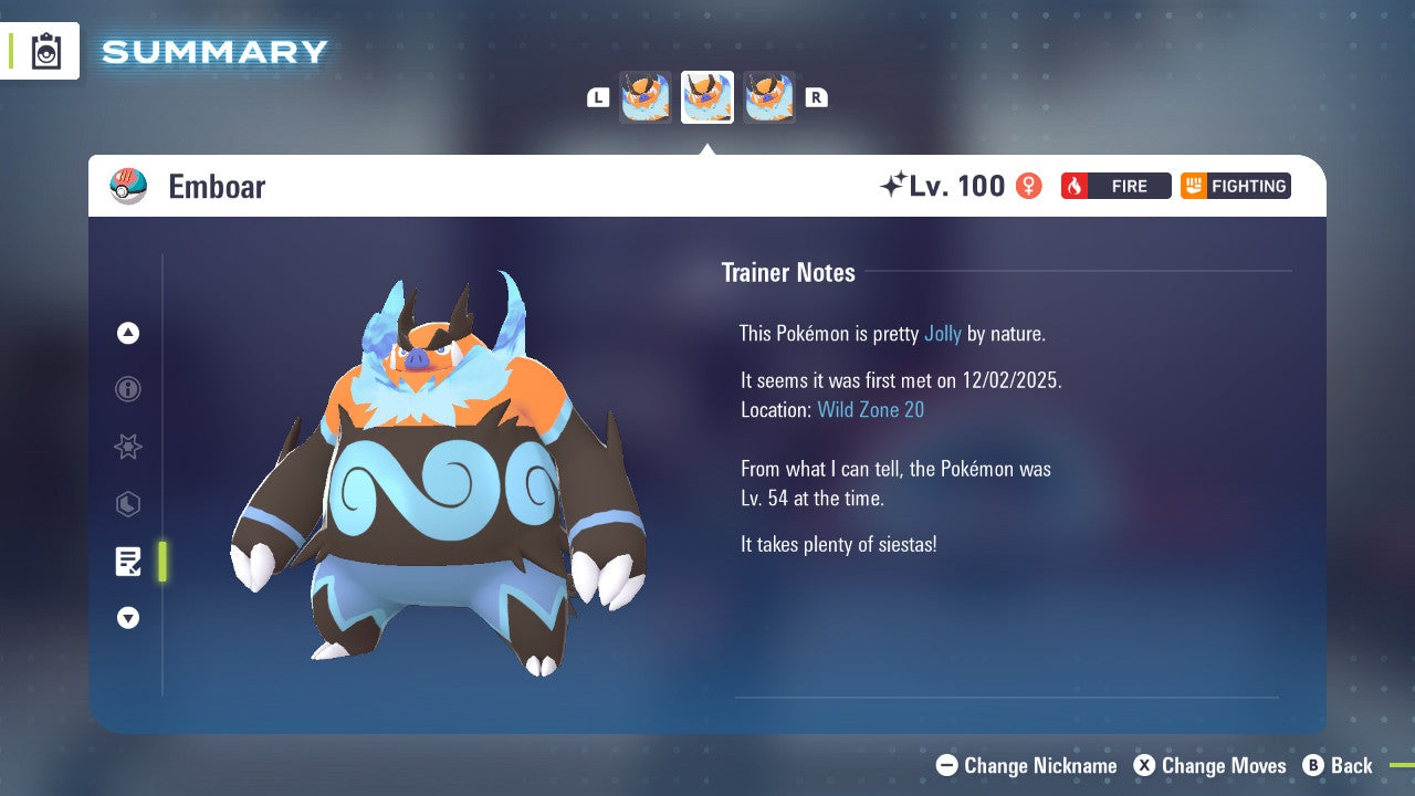 Pokemon Legends ZA Shiny Emboar 6IV-EV Trained - Pokemon4Ever
