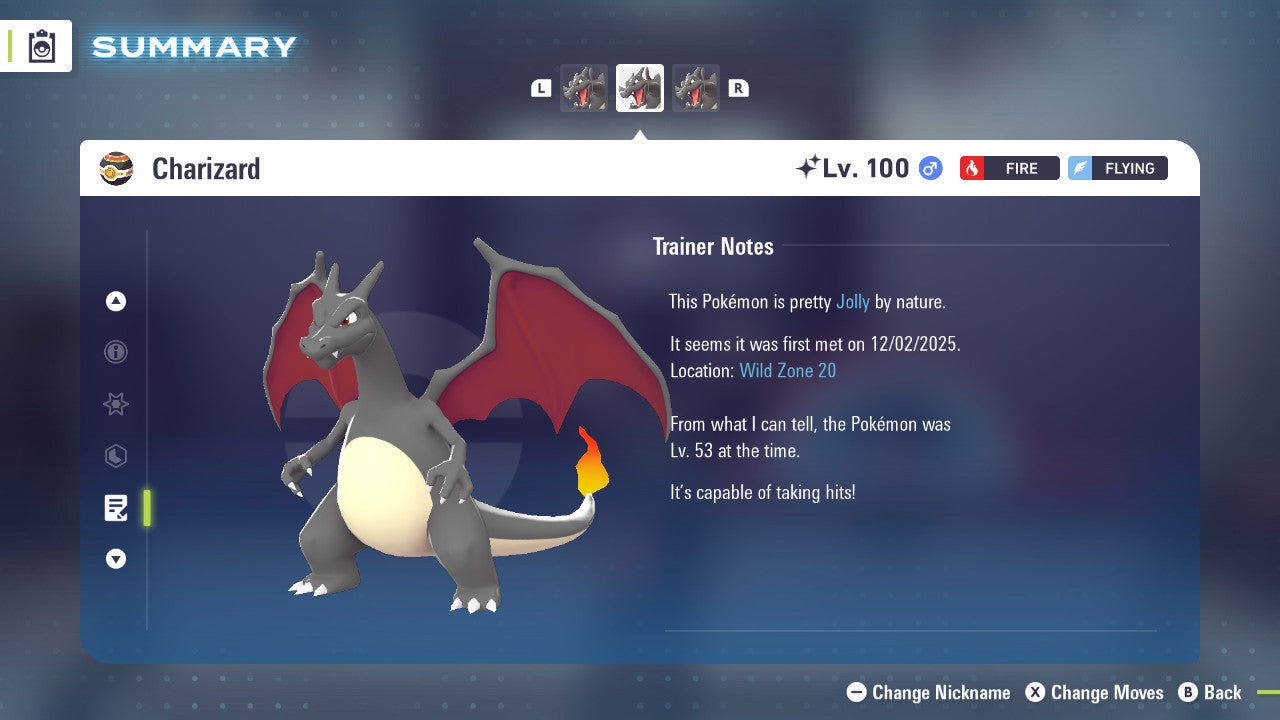 Pokemon Legends ZA Shiny Charizard 6IV-EV Trained - Pokemon4Ever