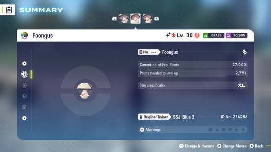 Pokemon Legends ZA Alpha Shiny Foongus 6IV-EV Trained - Pokemon4Ever