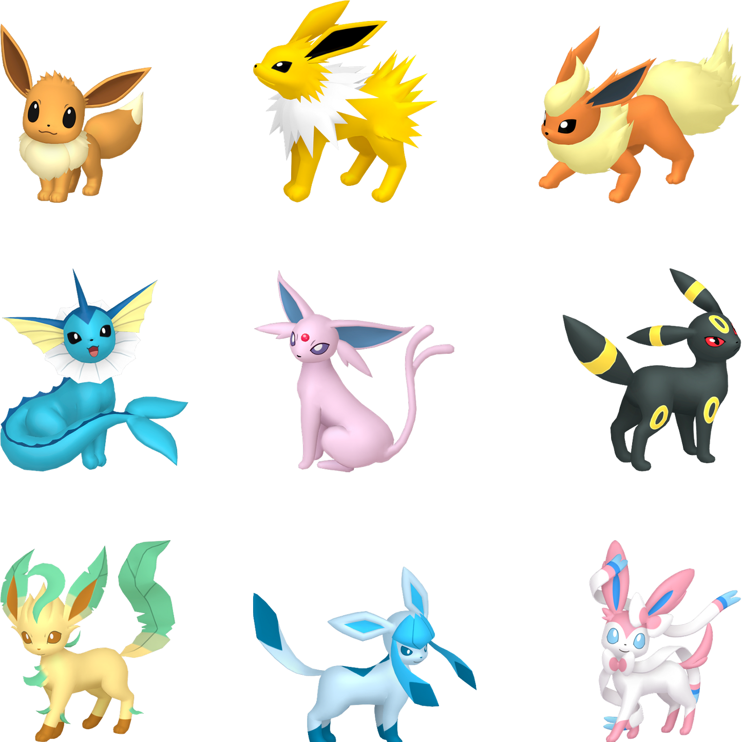 Pokemon Legends ZA Eeveelution Bundle 6IV-EV Trained - Pokemon4Ever