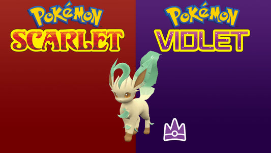 Pokemon Scarlet and Violet Leafeon The Unrivaled 6IV-EV Trained - Pokemon4Ever