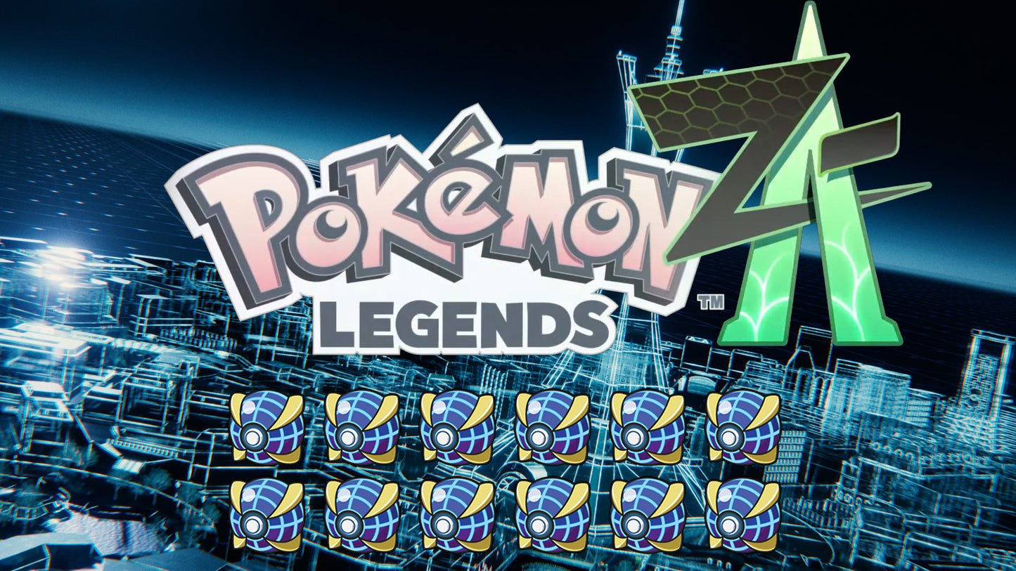 12 Custom Bundle Pokemon Legends ZA 6IV-EV Trained - Pokemon4Ever