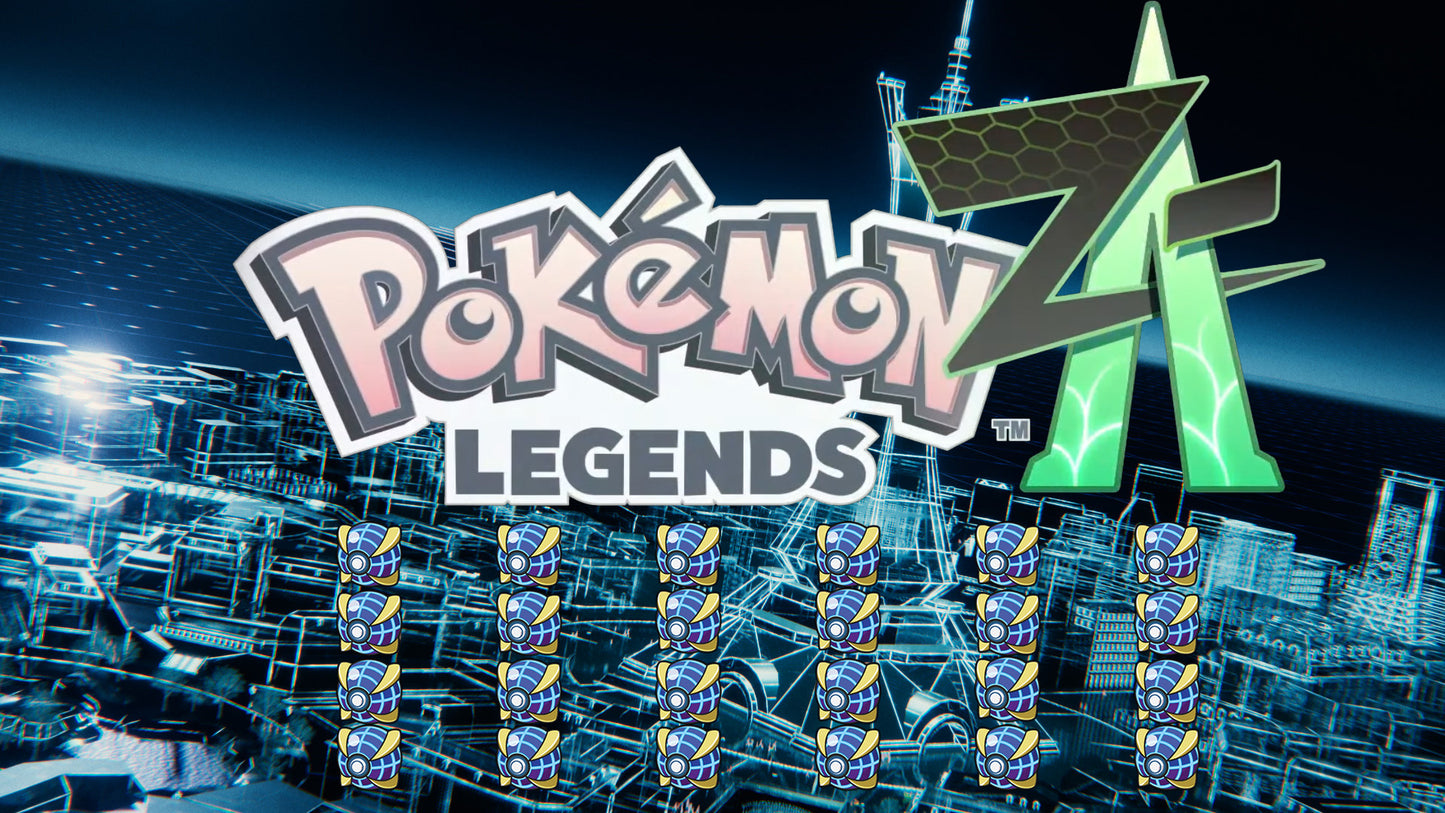24 Custom Bundle Pokemon Legends ZA 6IV-EV Trained - Pokemon4Ever