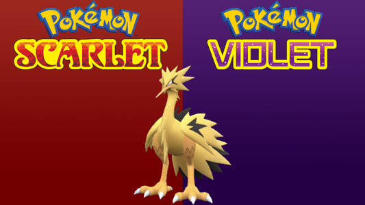 Pokemon Scarlet and Violet Shiny Galarian Zapdos