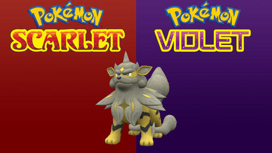 Pokemon Scarlet and Violet Shiny Hisuian Arcanine