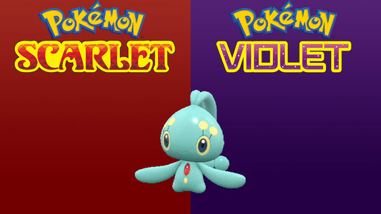 Pokemon Scarlet and Violet Shiny Manaphy 6IV-EV Trained - Pokemon4Ever