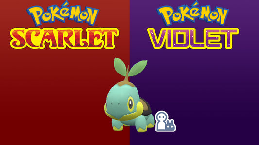 Pokemon Scarlet and Violet Marked Shiny Turtwig 6IV-EV Trained - Pokemon4Ever