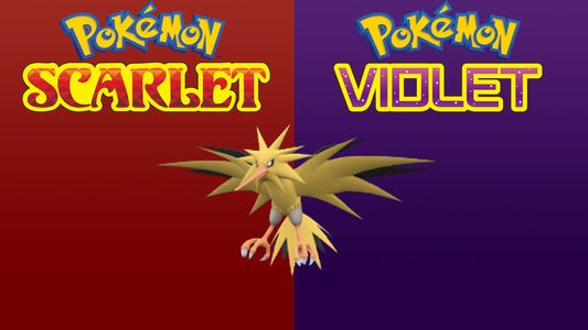 Pokemon Scarlet and Violet Shiny Zapdos