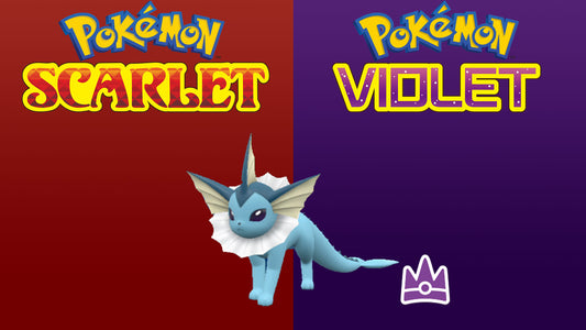 Pokemon Scarlet and Violet Vaporeon The Unrivaled 6IV-EV Trained - Pokemon4Ever