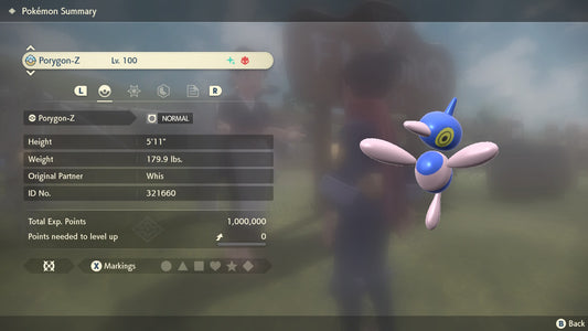 Pokemon Legends: Arceus Shiny Alpha Porygon-Z Max Effort Levels 6IV-EV Trained - Pokemon4Ever