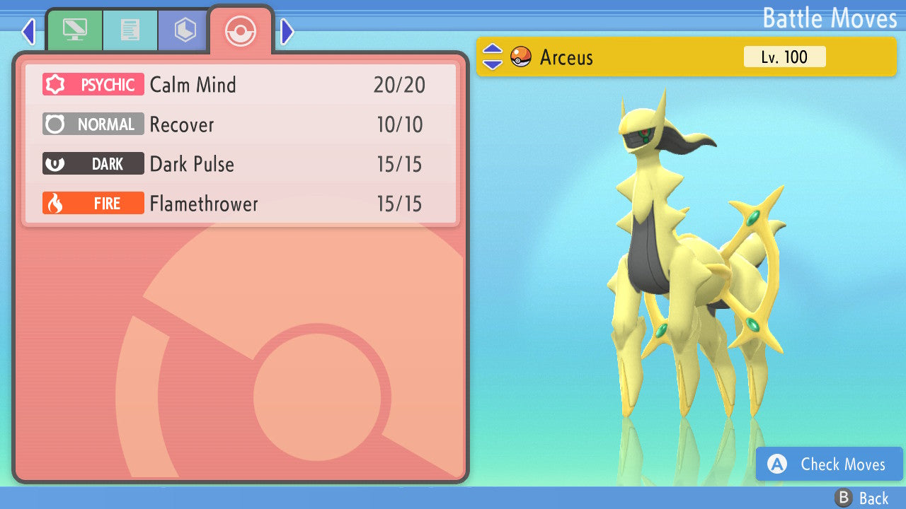Pokemon Brilliant Diamond and Shining Pearl Arceus 6IV-EV Trained - Pokemon4Ever