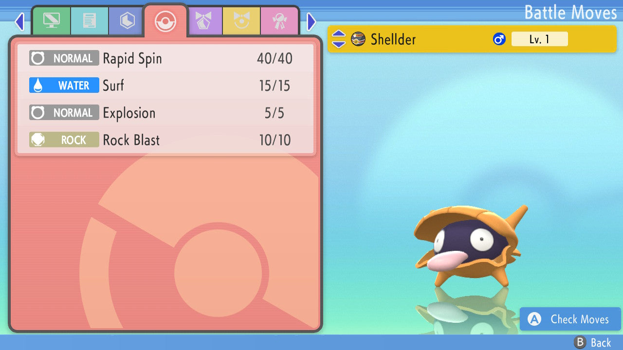 Pokemon Brilliant Diamond and Shining Pearl Shellder 6IV-EV Trained - Pokemon4Ever