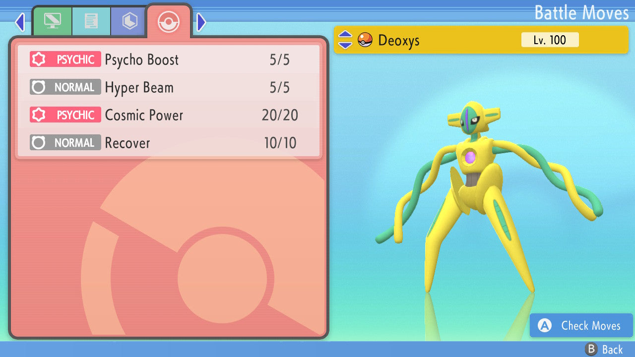 Pokemon Brilliant Diamond and Shining Pearl Deoxys 6IV-EV Trained - Pokemon4Ever