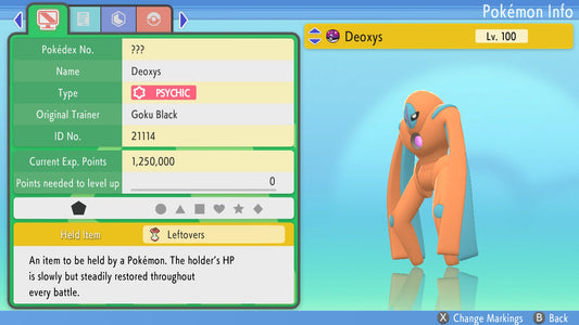 Pokemon Brilliant Diamond and Shining Pearl Deoxys-Defense Form 6IV-EV Trained - Pokemon4Ever