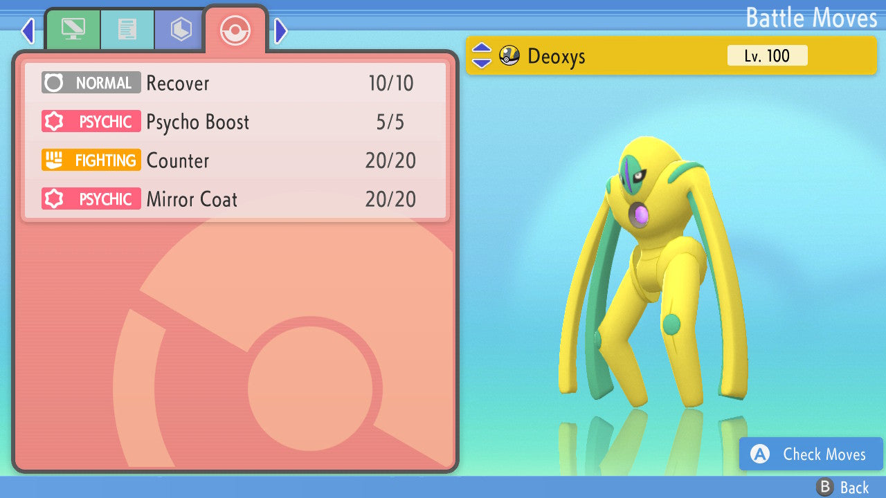 Pokemon Brilliant Diamond and Shining Pearl Deoxys-Defense Form 6IV-EV Trained - Pokemon4Ever