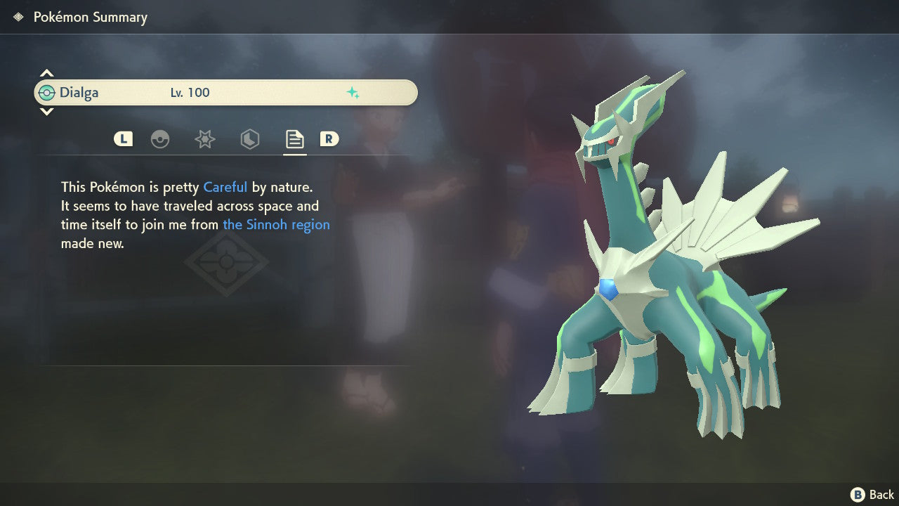 Pokemon Legends Arceus Shiny Dialga Max Effort Levels 6IV-EV Trained - Pokemon4Ever